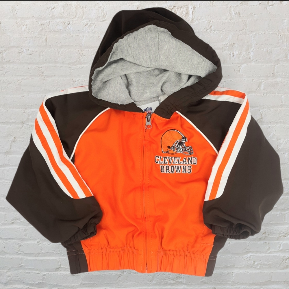 NFL Cleveland Browns Kids Jacket - Orange and Brown